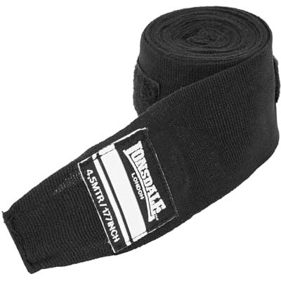 Lonsdale Uniseks Volwassenen PRO Hand Equipment, Zwart, 350 cm Lonsdale Uniseks Volwassenen PRO Hand Equipment, Zwart, 350 cm