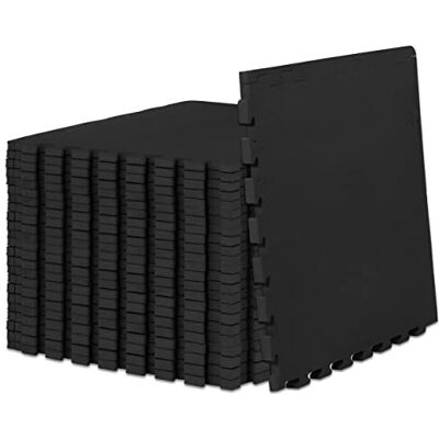 ProSource Fit Oefening Puzzel Mat 3/4" Zwart-96 ProSource Fit Oefening Puzzel Mat 3/4" Zwart-96