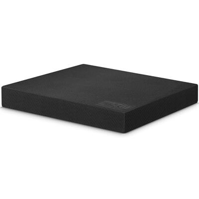 Yes4All Balance Pad, schuimbalanskussen voor stabiliteit; waterbestendige mat, bij voorkeur voor fitnessoefeningen, yoga en thuis, zwart, L 39,37 x 33,02 x 5,08 cm Yes4All Balance Pad, schuimbalanskussen voor stabiliteit; waterbestendige mat, bij voorkeur voor fitnessoefeningen, yoga en thuis, zwart, L 39,37 x 33,02 x 5,08 cm