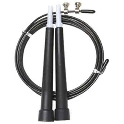 FFitness Speed Springtouw Jump Rope unisex volwassenen, zwart, eenheidsmaat FFitness Speed Springtouw Jump Rope unisex volwassenen, zwart, eenheidsmaat