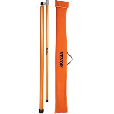VEVOR Telescopische hengel, hoogtemeting, stok voor de laadhoogte, bereik 149-610 cm, van glasvezel met verstelbare paal, niet geleidend, met draagtas, voor transport, vrachtwagen VEVOR Telescopische hengel, hoogtemeting, stok voor de laadhoogte, bereik 149-610 cm, van glasvezel met verstelbare paal, niet geleidend, met draagtas, voor transport, vrachtwagen