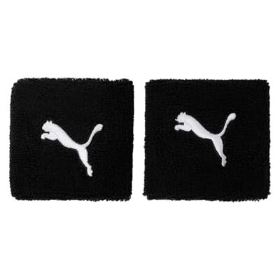 PUMA Band Cat Wristband Schweißband, Black-White, UA PUMA Band Cat Wristband Schweißband, Black-White, UA