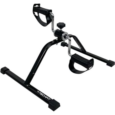 TechFit PED1 Pedaaltrainer, mini-hometrainer voor thuis en op kantoor, lichte trainingsmachine voor armen en benen, geschikt voor herstel, zwart, zwart TechFit PED1 Pedaaltrainer, mini-hometrainer voor thuis en op kantoor, lichte trainingsmachine voor armen en benen, geschikt voor herstel, zwart, zwart