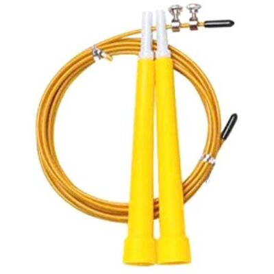 FFitness FSSJR17G Speed Jump Rope, verstelbaar stalen springtouw Crossfit Fitness Boxen (geel) FFitness FSSJR17G Speed Jump Rope, verstelbaar stalen springtouw Crossfit Fitness Boxen (geel)