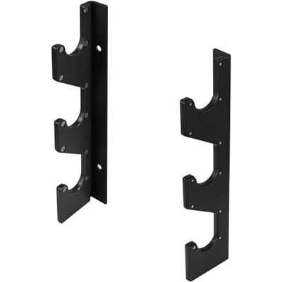 Yes4All Horizontale wandgemonteerde halterhouder met beschermende UHMW-kunststoflaag hangend rek voor halter, verzwaarde trainingsbalk en lattrekstang halterrek Yes4All Horizontale wandgemonteerde halterhouder met beschermende UHMW-kunststoflaag hangend rek voor halter, verzwaarde trainingsbalk en lattrekstang halterrek