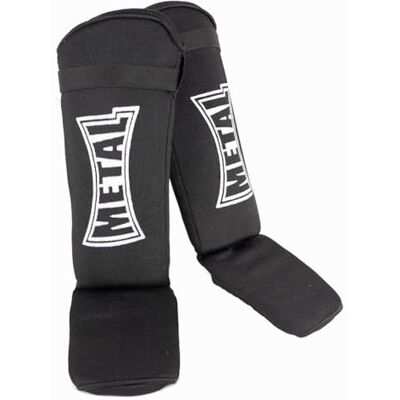 METAL BOXE Boksen Scheenbeschermers Voeten Metalen Stof Zwart METAL BOXE Boksen Scheenbeschermers Voeten Metalen Stof Zwart