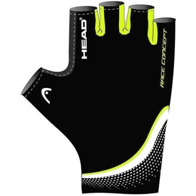 HEAD Handschoenen Road 7129 zwart/geel, L HEAD Handschoenen Road 7129 zwart/geel, L