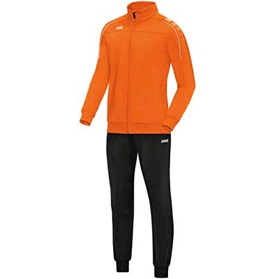 JAKO Polyester Classico trainingspak, modern sportpak, 100% polyester, duurzaam en sneldrogend, joggingpak met optimale pasvorm JAKO Polyester Classico trainingspak, modern sportpak, 100% polyester, duurzaam en sneldrogend, joggingpak met optimale pasvorm