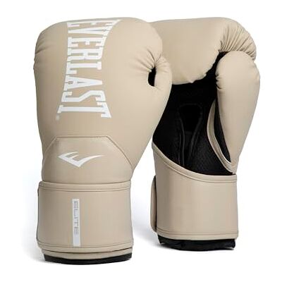 Everlast Elite 2 12oz Boxing Gloves, Champagne Boxing Gloves for Bags, Mitt Work & Sparring, Hook and Loop Strap, Ergonomic Grip Bar, Split-Style Foam Combination Authentic Gear Everlast Elite 2 12oz Boxing Gloves, Champagne Boxing Gloves for Bags, Mitt Work & Sparring, Hook and Loop Strap, Ergonomic Grip Bar, Split-Style Foam Combination Authentic Gear
