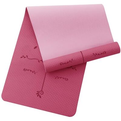 Narwhal Yogamat met oriëntatielijnen, antislip, sportmat voor fitness en pilates, gymnastiekmat, 6 mm dik, milieuvriendelijk TPE-materiaal, 183 x 61 cm Narwhal Yogamat met oriëntatielijnen, antislip, sportmat voor fitness en pilates, gymnastiekmat, 6 mm dik, milieuvriendelijk TPE-materiaal, 183 x 61 cm