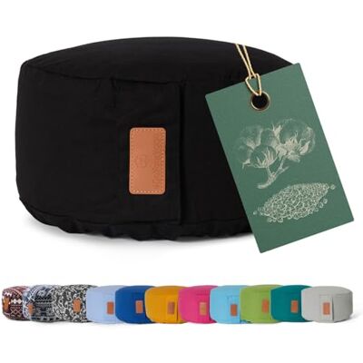 #DoYourYoga Yoga kussen »Vishnu« rond meditatiekussen met bio-organische Spelt vulling H:15cm, diam.30cm #DoYourYoga Yoga kussen »Vishnu« rond meditatiekussen met bio-organische Spelt vulling H:15cm, diam.30cm