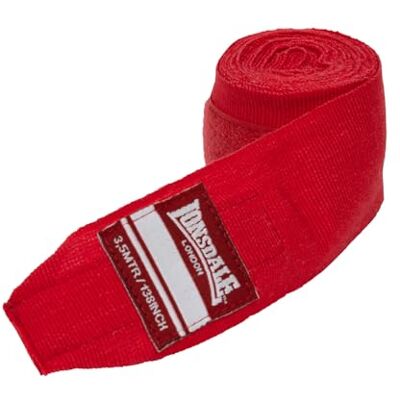 Lonsdale Uniseks Volwassenen PRO Hand Equipment, Rood, 450cm Lonsdale Uniseks Volwassenen PRO Hand Equipment, Rood, 450cm