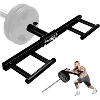 Yes4All Viking Press T-Bar Landmine bevestiging voor 5 cm Olympische barbell 3 handgrepen voor meer veelzijdigheid Yes4All Viking Press T-Bar Landmine bevestiging voor 5 cm Olympische barbell 3 handgrepen voor meer veelzijdigheid