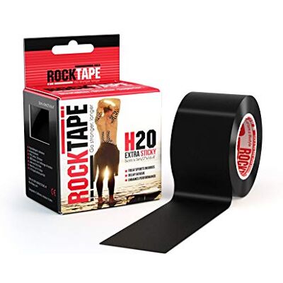RockTape Unisex 7.99976E+11 Tape, H2O Zwart, ongesneden Rol 5cm Breed UK RockTape Unisex 7.99976E+11 Tape, H2O Zwart, ongesneden Rol 5cm Breed UK