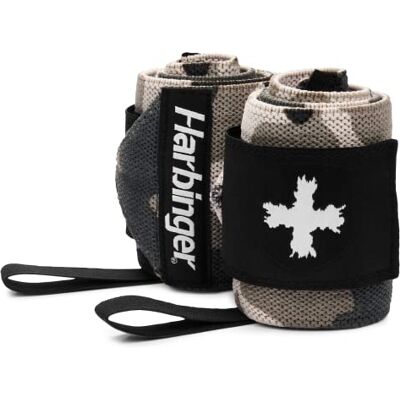 Harbinger 45,72 cm Red Line polsbandages De elastische band van competitieve kwaliteit stabiliseert de polsen, met haaksluiting en ring, ideaal voor zwaar gewichtheffen, 45,72 cm, camo Harbinger 45,72 cm Red Line polsbandages De elastische band van competitieve kwaliteit stabiliseert de polsen, met haaksluiting en ring, ideaal voor zwaar gewichtheffen, 45,72 cm, camo