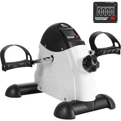 himaly Mini Hometrainer Pedaal Sporter Draagbare Thuis Been Arm Training Cyclus Fiets met LCD Display & Verstelbare Weerstandsknop voor Gym Fitness himaly Mini Hometrainer Pedaal Sporter Draagbare Thuis Been Arm Training Cyclus Fiets met LCD Display & Verstelbare Weerstandsknop voor Gym Fitness