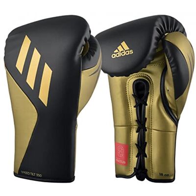 adidas Heren Tilt 350 bokshandschoenen, zwart/goud, 12 oz EU adidas Heren Tilt 350 bokshandschoenen, zwart/goud, 12 oz EU