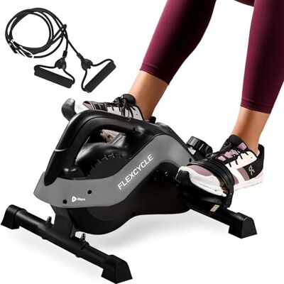 LifePro Under Desk Bike Pedal Exerciser FlexCycle hometrainer stationaire magnetische cyclus met LCD-monitor en weerstandsbanden voor arm- en beenherstel en therapie Voetpedaaloefenaar voor thuis en op LifePro Under Desk Bike Pedal Exerciser FlexCycle hometrainer stationaire magnetische cyclus met LCD-monitor en weerstandsbanden voor arm- en beenherstel en therapie Voetpedaaloefenaar voor thuis en op