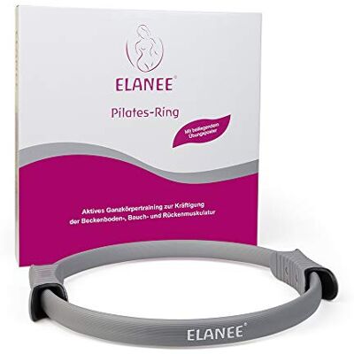 Elanee Pilates-ring met antislip handgrepen voor bekkenbodem en core Elanee Pilates-ring met antislip handgrepen voor bekkenbodem en core