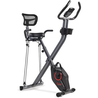 Sunny Health and Fitness Sunny Health & Fitness Opvouwbare magnetische stationaire oefening X-Bike Pro, 300 lbs capaciteit, lage impact, 14 niveaus weerstand, ergonomische ondersteuning, SunnyFit® App Verbeterde Sunny Health and Fitness Sunny Health & Fitness Opvouwbare magnetische stationaire oefening X-Bike Pro, 300 lbs capaciteit, lage impact, 14 niveaus weerstand, ergonomische ondersteuning, SunnyFit® App Verbeterde