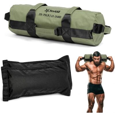 Yes4All Zandzakken om uit te werken, verstelbare zandzakken voor krachttraining met handgrepen, meerdere kleuren en maten 5-200 lbs Yes4All Zandzakken om uit te werken, verstelbare zandzakken voor krachttraining met handgrepen, meerdere kleuren en maten 5-200 lbs