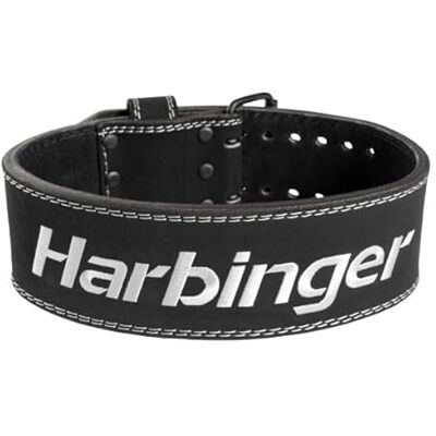 Harbinger 10MM Powerlifting Riem, Unisex, Zwart, Klein Harbinger 10MM Powerlifting Riem, Unisex, Zwart, Klein