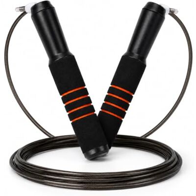 Carehabi Springtouw 2,8 m lengte verstelbaar Speed Rope verstelbaar met huidvriendelijke schuimrubberen handgrepen springtouw volwassenen fitness Carehabi Springtouw 2,8 m lengte verstelbaar Speed Rope verstelbaar met huidvriendelijke schuimrubberen handgrepen springtouw volwassenen fitness