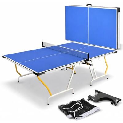 SereneLife Tafeltennistafel – Pingpongtafel- Tennistafel- Opvouwbaar en Makkelijk op te Bergen- Ruimtebesparend Ontwerp- Blauw SereneLife Tafeltennistafel – Pingpongtafel- Tennistafel- Opvouwbaar en Makkelijk op te Bergen- Ruimtebesparend Ontwerp- Blauw