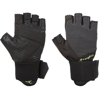 ENERGETICS heren handschoenen, zwart/geel, S ENERGETICS heren handschoenen, zwart/geel, S