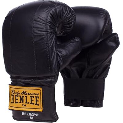 BENLEE Rocky Marciano leer zandzakhandschoen"Belmond", zwart,(zwart) Maat: S, 196011 BENLEE Rocky Marciano leer zandzakhandschoen"Belmond", zwart,(zwart) Maat: S, 196011