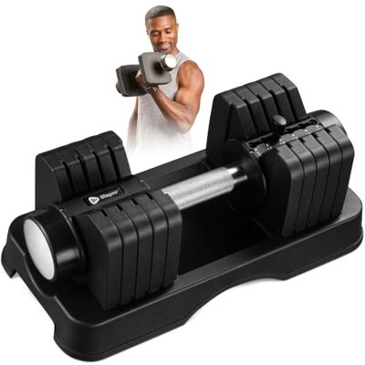 Lifepro Enkele verstelbare halter 1,8 kg tot 40,8 kg gewichtsschakelaar, transformeer je training, compact ontwerp voor thuisgymnastiek Diverse halterschijven selectie, essentiële Lifepro Enkele verstelbare halter 1,8 kg tot 40,8 kg gewichtsschakelaar, transformeer je training, compact ontwerp voor thuisgymnastiek Diverse halterschijven selectie, essentiële