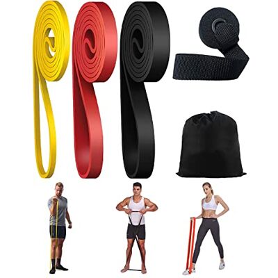 Victoper Weerstandsbanden – 3 stuks/set elastische banden voor spieren, deuranker, weerstandsbanden voor pilates, training, fysiotherapie, stretching, yoga Victoper Weerstandsbanden – 3 stuks/set elastische banden voor spieren, deuranker, weerstandsbanden voor pilates, training, fysiotherapie, stretching, yoga