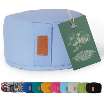 #DoYourYoga Rond yogakussen Wasbare hoes Vulling van biologische boekweitschalen (KBA) 30 x 15 cm Yogakussen voor Yin Yoga en meditatie Lila #DoYourYoga Rond yogakussen Wasbare hoes Vulling van biologische boekweitschalen (KBA) 30 x 15 cm Yogakussen voor Yin Yoga en meditatie Lila
