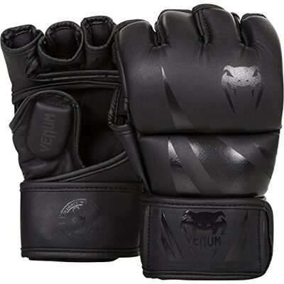 VENUM , Challenger MMA handschoenen, uniseks, volwassenen, L/XL, mat/zwart VENUM , Challenger MMA handschoenen, uniseks, volwassenen, L/XL, mat/zwart