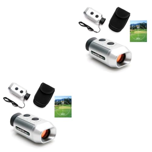 Kisangel 2 Stuks Afstandsmeters Voor Golf 7X Afstandsmeter Golf Afstandsmeters Groen Eenvoudig Te Gebruiken Afstandsmeter Afstandsmeters Voor Golfen Golf+Afstandsmeter Rubber Training