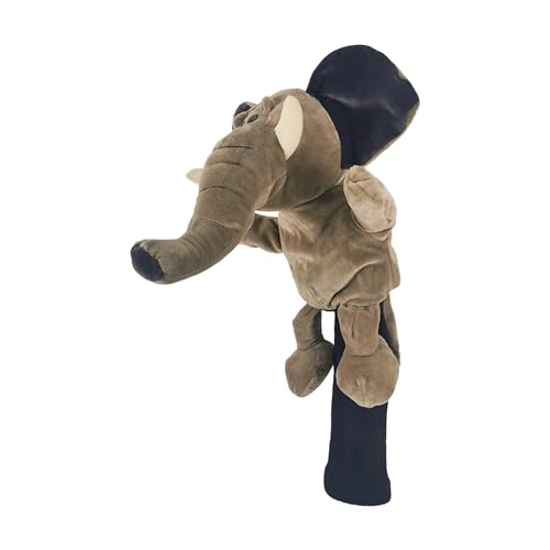 Toliya Golf Headcovers Dier, Golfclub Hoofdcovers Pluche, Grappige Dieren Golfclub Covers, Golfclubs Covers Met Dierenontwerp, Grappige En Functionele Covers Past op 1 Houten Clubs Voor Mannen Vrouwen