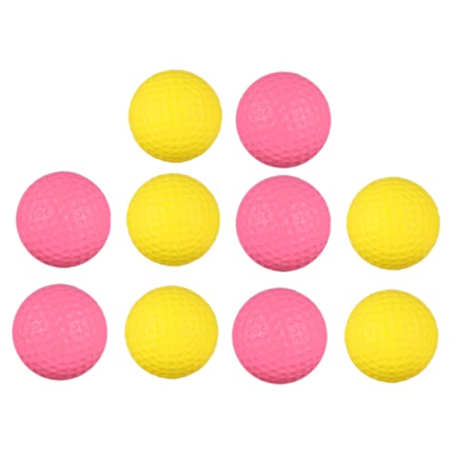 Yardwe Golfballen 10 Stuks golf indoor bal oefen ballen pu bal huishouden speelgoed bal meubilair trainingsbal kind Trainingsballen