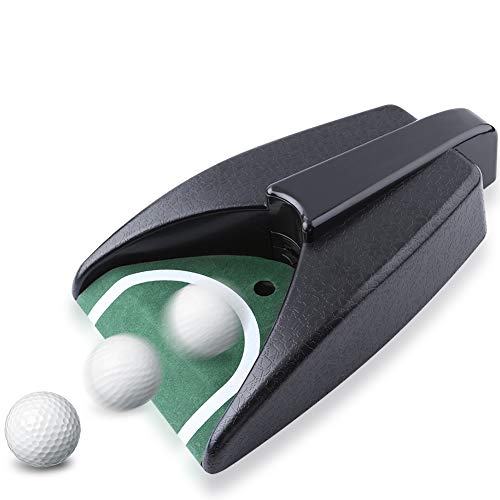 Ejoyous PGA Tour putting unit met automatische balteruggave, automatische putt-terugvoerder van Crestgolf, automatische putting cup, golfbal, automatische terugkeermachine, 31 x 17 x 8 cm