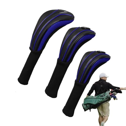 Generic Hammer Putter Hoofddeksels 3 Stuks Golf Putter Hammer Hoofddeksels, Draagbare Putter Hoofddeksels, Golf Club Beschermende Hoofddeksels voor Beginners Kerstmis Verjaardagen