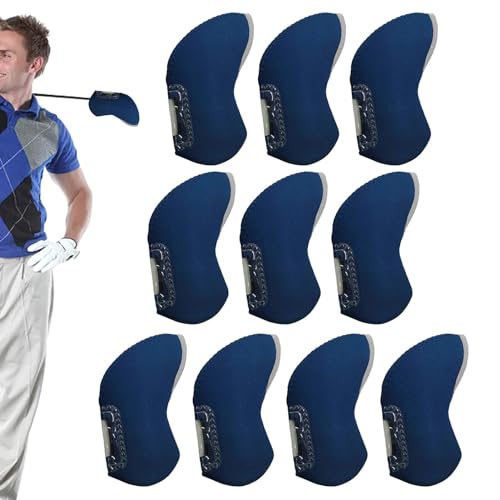 Jeanny Golfclubhoezen, golfhoofdhoezen,Transparante golfclub hoofddeksels   10 STKS Golf Headcovers, Golf Driver Covers, Golfclub Head Covers voor het beschermen van het hoofd van de golfclub