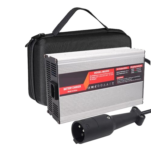 HYDTGZ 48 Volt 18 AMP Club auto-acculader, G19-G22 Golfkar-Oplader, EZgo RXV/TXT-acculader, Druppelladen,Style 2