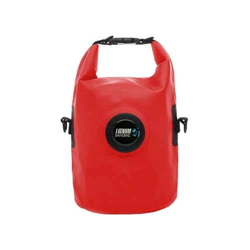 Lignum Golf Safe Bag waterdichte tas voor waardevolle voorwerpen ideale metgezel voor onderweg (rood)