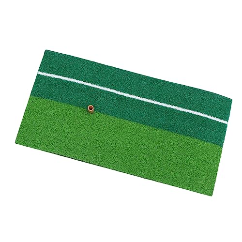 CLISPEED Indoor Golfmat Indoor Golf Trainingsmat Golfputtingmatten Golf Slagmat Putting Mat Voor Buiten Trainingsmat Leggen Minimat Draagbare Mat Trainingskussen Zode Mat Tweekleurig