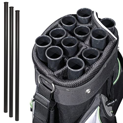 Golfas Bag-tube, golfbaanbuizen, golftasbuizen, golfbuizen, golfbuizen, golfbuizen, devider voor golftassen (levering 10 stuks)