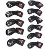 Yuecoom 11 Stks Golfs Putter Cover, Nummer Print Golfs Iron Club Head Covers Met Nummer Tag Eet Te Herkennen Fit De Meeste Clubs