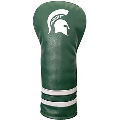 Team Golf NCAA Michigan ST Vintage Fairway Headcover (kleur) Bedrukte NCAA Vintage Fairway Headcover (bedrukt), past op alle Fairway, Hybrid en Utility Clubs Team Golf NCAA Michigan ST Vintage Fairway Headcover (kleur) Bedrukte NCAA Vintage Fairway Headcover (bedrukt), past op alle Fairway, Hybrid en Utility Clubs