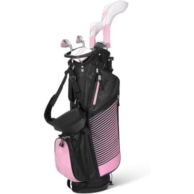 Amazon Basics Golfclubset, 6-delig met Draagtas, Extra Groot Slagvlak, Laag Zwaartepunt Amazon Basics Golfclubset, 6-delig met Draagtas, Extra Groot Slagvlak, Laag Zwaartepunt