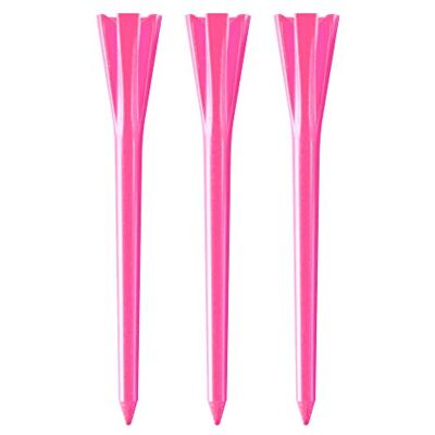 Izzo Plastic Golf Tees, Neon Pink Izzo Plastic Golf Tees, Neon Pink