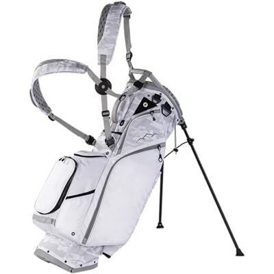 Sun Mountain Heren Eclipse 3.5 Lichtgewicht Stand Golftas 14-Way Top 2025 Model, Sneeuw Camo-Wit Sun Mountain Heren Eclipse 3.5 Lichtgewicht Stand Golftas 14-Way Top 2025 Model, Sneeuw Camo-Wit