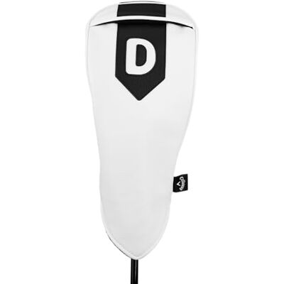 Callaway Golf Premium Driver Headcover 2026, wit/zwart Callaway Golf Premium Driver Headcover 2026, wit/zwart